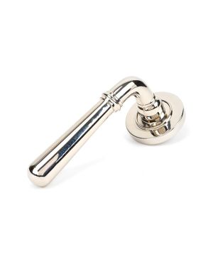 Polished Nickel Newbury Lever on Rose Set (Plain) - Unsprung
