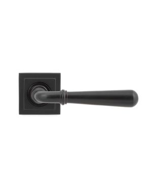 Aged Bronze Newbury Lever on Rose Set (Square) - Unsprung