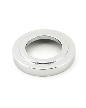 Polished Chrome Hammered Newbury Lever on Rose Set (Art Deco) - Unsprung