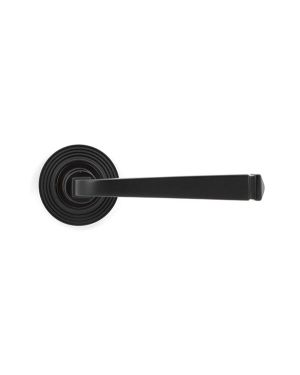 Aged Bronze Avon Round Lever on Rose Set (Beehive) - Unsprung