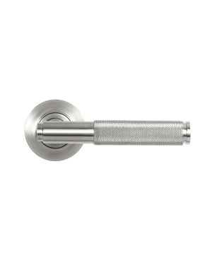 Satin Marine SS (316) Brompton Lever on Rose Set (Plain) - Unsprung