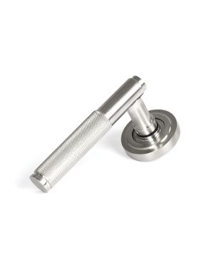 Satin Marine SS (316) Brompton Lever on Rose Set (Art Deco) - Unsprung