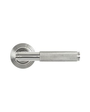 Polished Marine SS (316) Brompton Lever on Rose Set (Beehive) - Unsprung