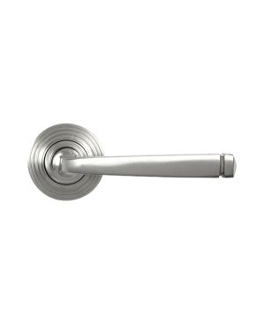Satin Marine SS (316) Avon Round Lever on Rose Set (Beehive) - Unsprung