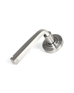 Satin Marine SS (316) Avon Round Lever on Rose Set (Beehive) - Unsprung