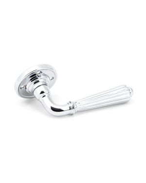 Polished Chrome Hinton Lever on Rose Set - Unsprung
