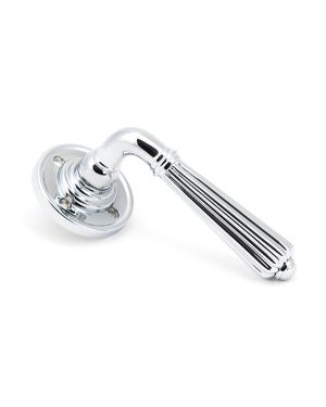Polished Chrome Hinton Lever on Rose Set - Unsprung