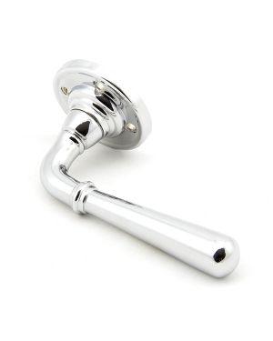 Polished Chrome Newbury Lever on Rose Set - Unsprung