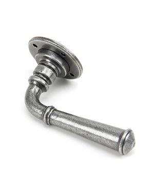 Pewter Regency Lever on Rose Set - Unsprung