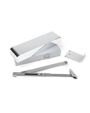 Polished Chrome Size 2-5 Door Closer & Cover