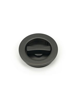 Aged Bronze 60mm Plain Round Pull - Privacy Set