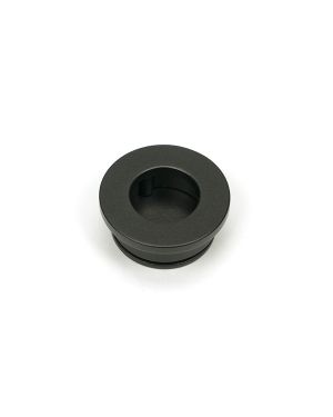 Aged Bronze 34mm Round Finger Edge Pull