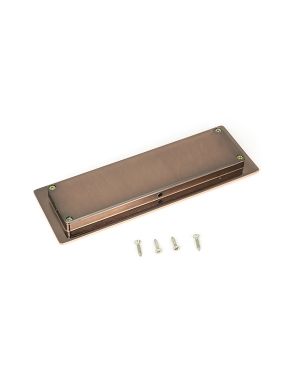 Polished Bronze 175mm Art Deco Rectangular Pull