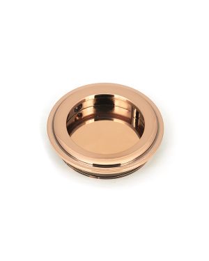 Polished Bronze 60mm Art Deco Round Pull