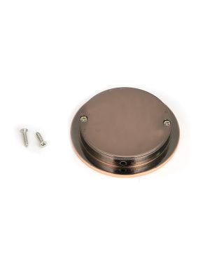 Polished Bronze 75mm Plain Round Pull