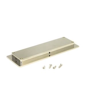 Polished Nickel 175mm Plain Rectangular Pull