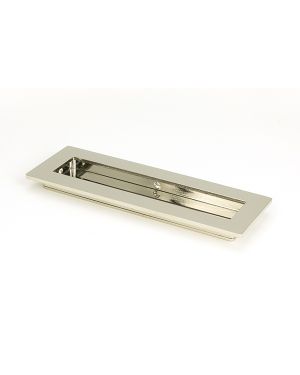 Polished Nickel 175mm Plain Rectangular Pull