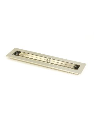 Polished Nickel 250mm Plain Rectangular Pull