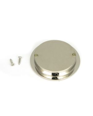 Polished Nickel 75mm Art Deco Round Pull