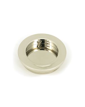 Polished Nickel 60mm Plain Round Pull