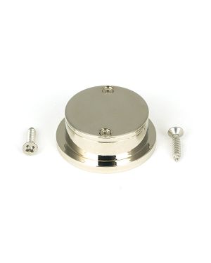 Polished Nickel 34mm Round Finger Edge Pull