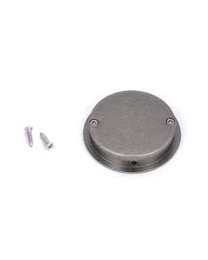 Pewter 60mm Art Deco Round Pull