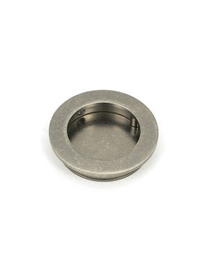 Pewter 60mm Plain Round Pull