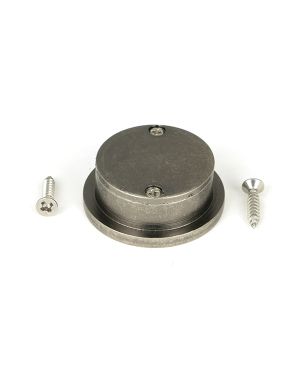 Pewter 34mm Round Finger Edge Pull