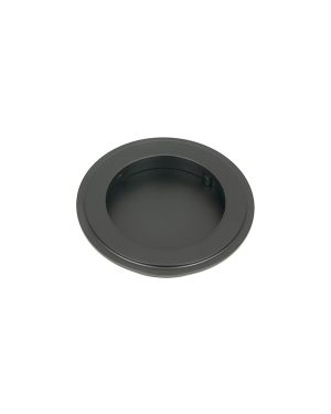 Matt Black 75mm Art Deco Round Pull