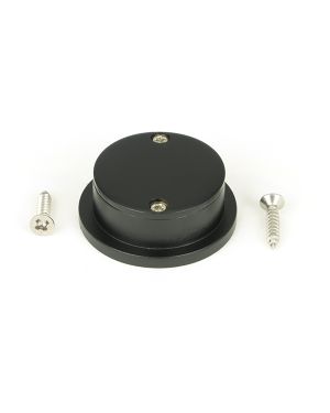 Matt Black 34mm Round Finger Edge Pull