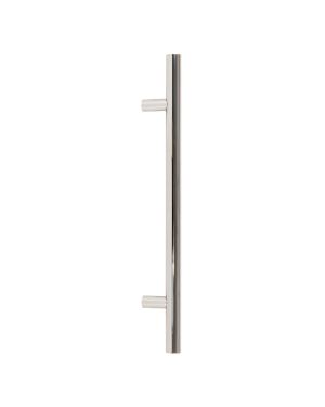 Polished Marine SS (316) 0.6m T Bar Handle B2B Fix 32mm Ø