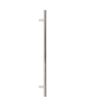 Polished Marine SS (316) 0.9m T Bar Handle B2B Fix 32mm Ø