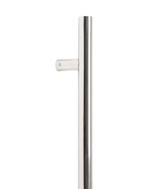 Polished Marine SS (316) 1.2m T Bar Handle Bolt Fix 32mm Ø