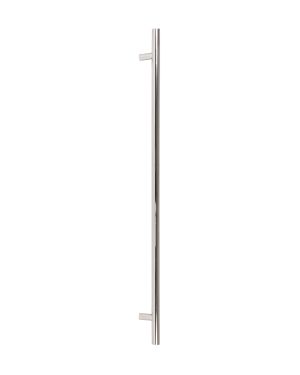 Polished Marine SS (316) 1.2m T Bar Handle B2B Fix 32mm Ø