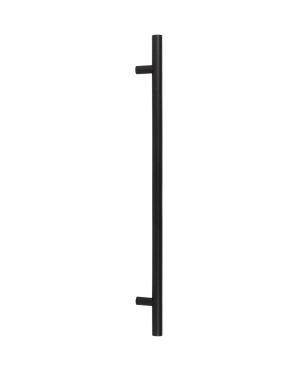 Matt Black SS (316) 0.9m T Bar Handle Secret Fix 32mm Ø