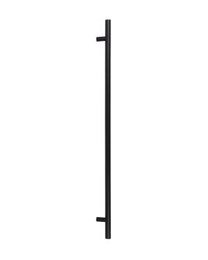 Matt Black SS (316) 1.2m T Bar Handle B2B Fix 32mm Ø