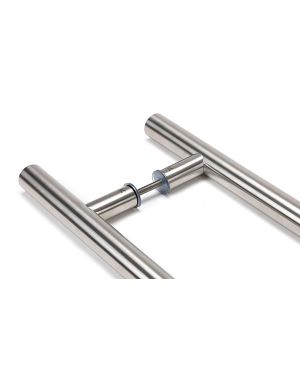 Satin SS (304) 100mm Back to Back Fixings for T Bar (2)