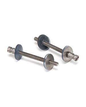 Satin SS (304) 100mm Back to Back Fixings for T Bar (2)