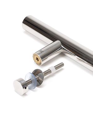 Polished SS (304) 100mm Bolt Fixings for T Bar (2)