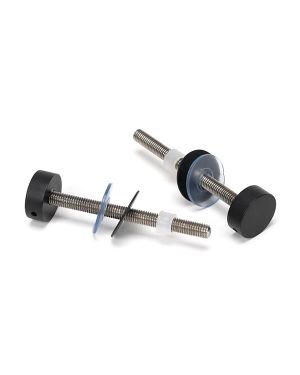 Matt Black SS (304) 100mm Bolt Fixings for T Bar (2)