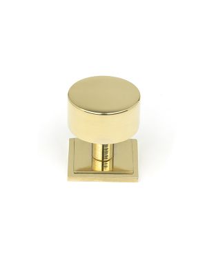 Polished Brass Kelso Cabinet Knob - 32mm (Square)