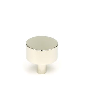 Polished Nickel Kelso Cabinet Knob - 32mm (No Rose)