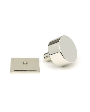 Polished Nickel Kelso Cabinet Knob - 32mm (Square)