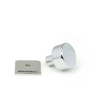 Polished Chrome Kelso Cabinet Knob - 25mm (Square)