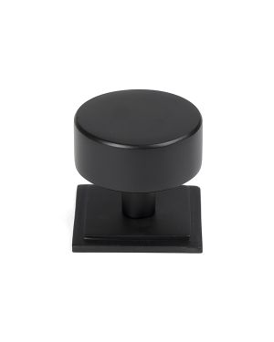 Matt Black Kelso Cabinet Knob - 38mm (Square)