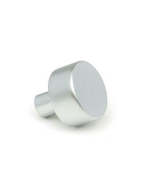 Satin Chrome Kelso Cabinet Knob - 25mm (No rose)