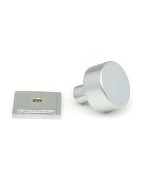Satin Chrome Kelso Cabinet Knob - 25mm (Square)