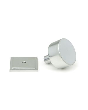 Satin Chrome Kelso Cabinet Knob - 32mm (Square)