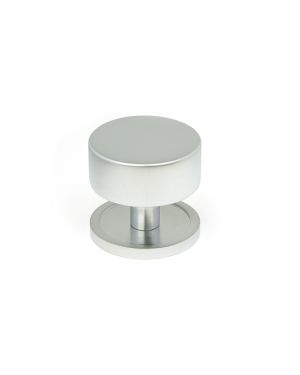 Satin Chrome Kelso Cabinet Knob - 38mm (Plain)