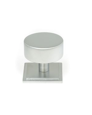 Satin Chrome Kelso Cabinet Knob - 38mm (Square)